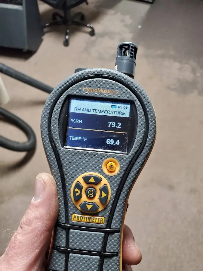 Moisture meter humidity assessment for Fire & Smoke Damage Restoration in West Sacramento